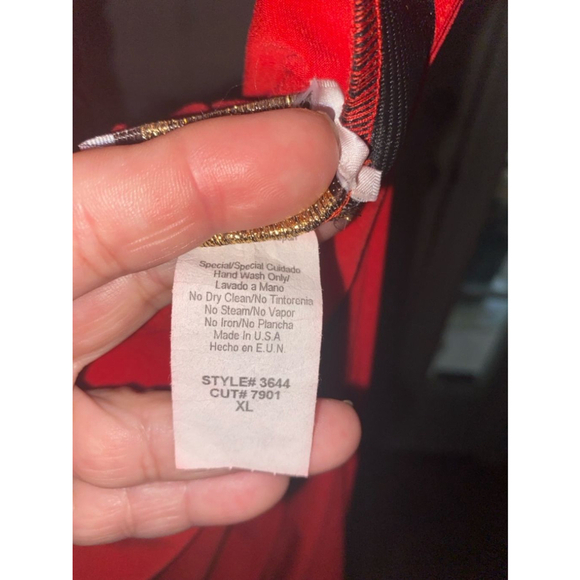 Women's Dollar Red Dress Size XL - Picture 3 of 10